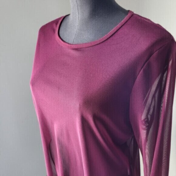 Picadilly Sheer Mesh Blouse Size Small - Picture 11 of 12